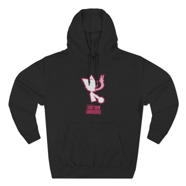 Three-panel Fleece Hoodie
