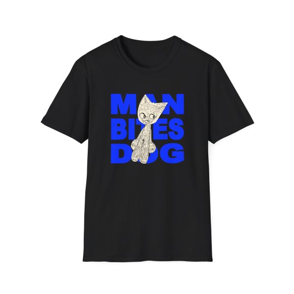 Femtanyl Man Bites Dog Unisex Softstyle T-shirt