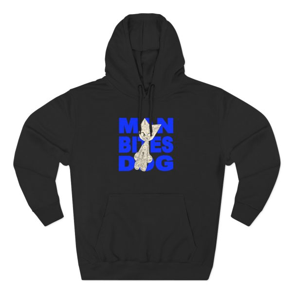 Femtanyl Man Bites Dog Three-panel Fleece Hoodie